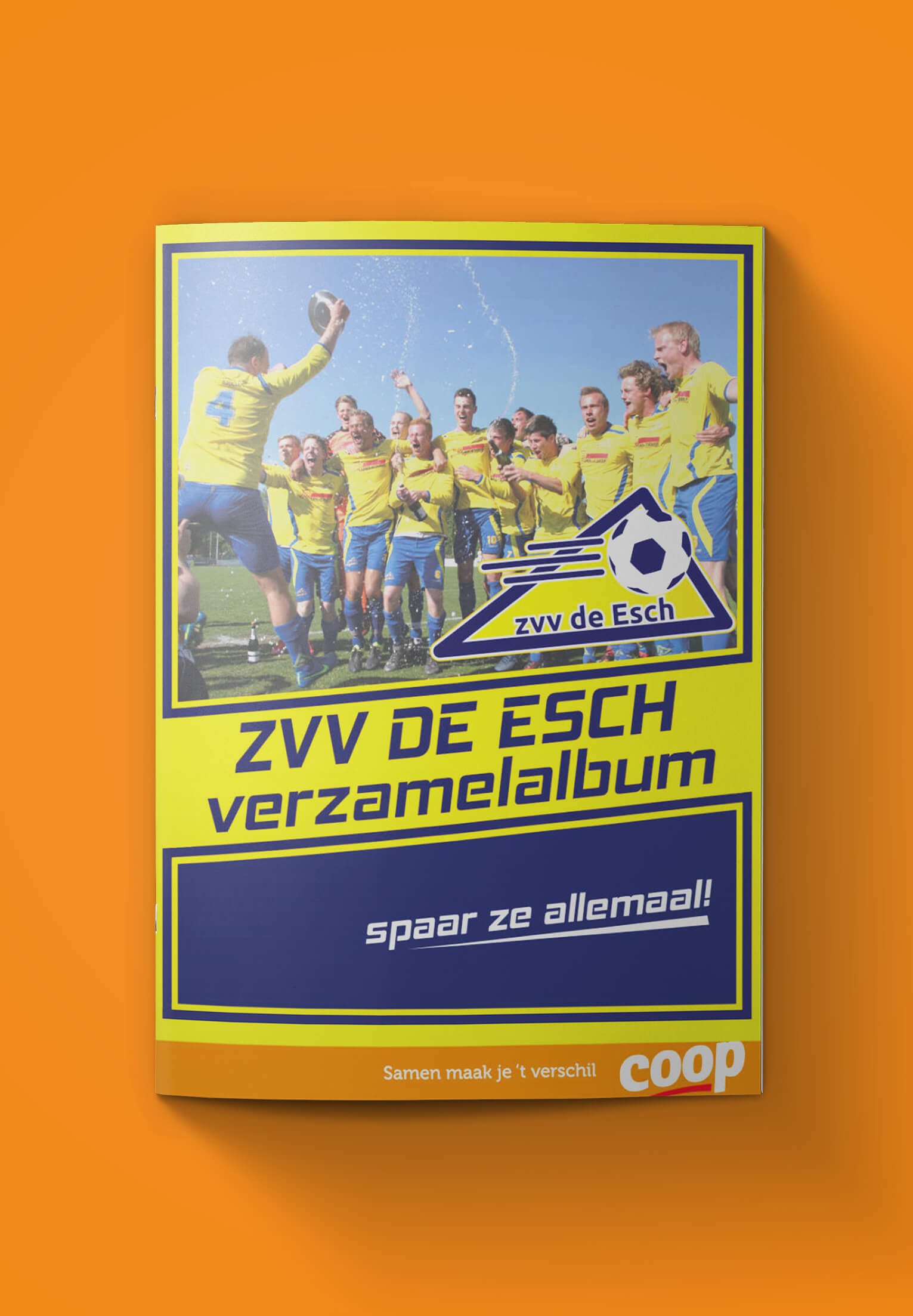 Voetbalplaatjes Verzamelalbum Coop ZVV De Esch